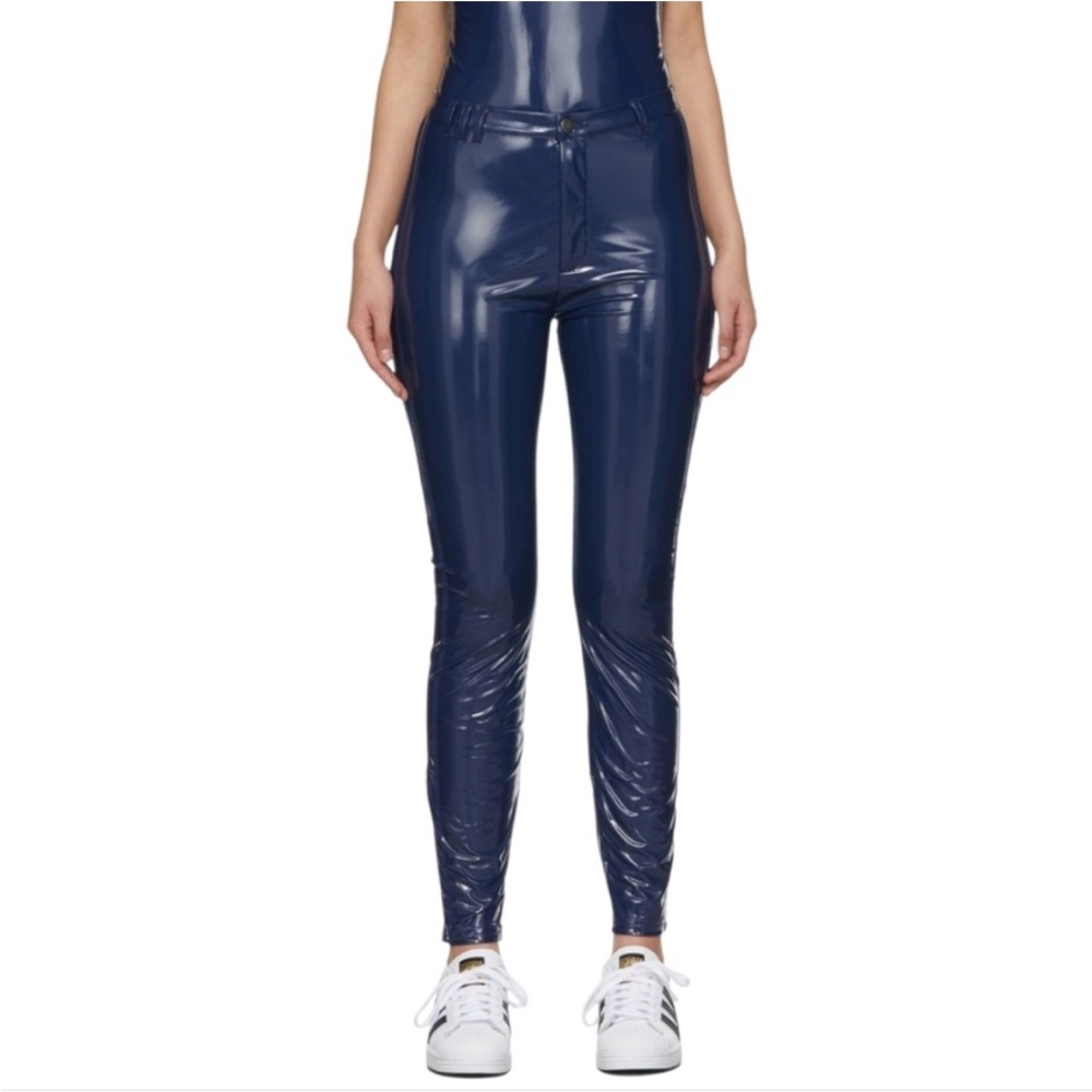 RARE | IVY PARK x adidas Latex Blue Skinny Pants